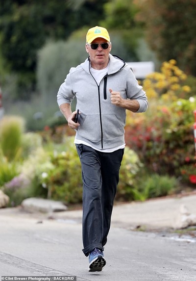 Michael Keaton running
