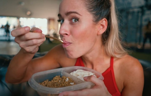 Valentina Lequeux diet - lunch