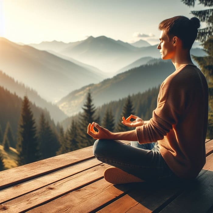 Meditation to improve gut health